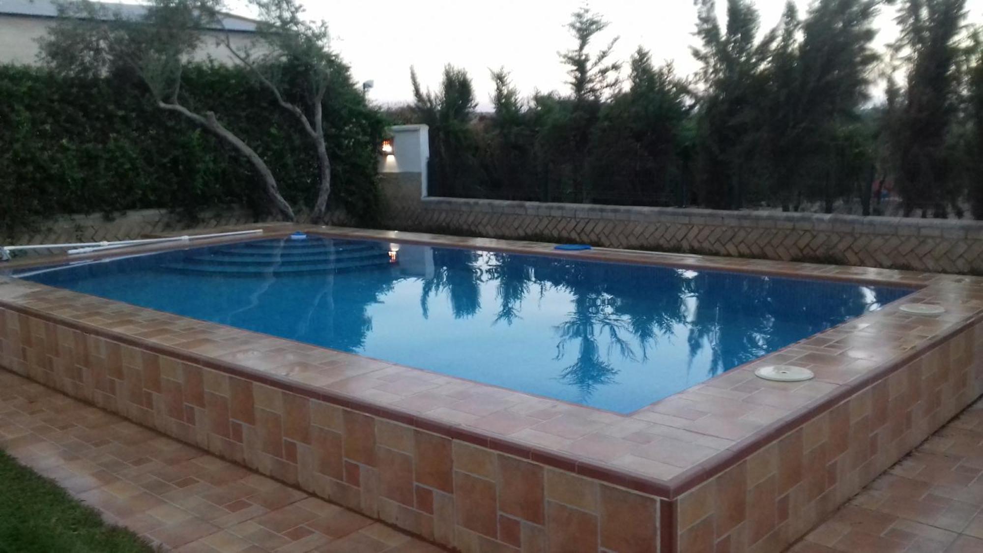 Villa Oliva Sanlúcar la Mayor Exteriör bild